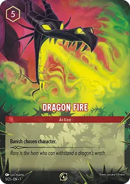 Dragon Fire card