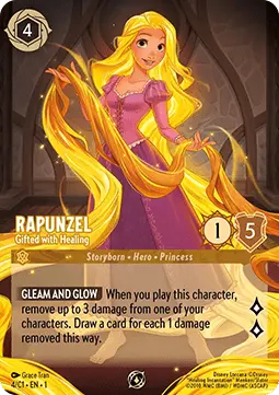 Rapunzel card