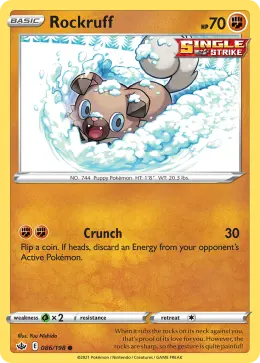 Rockruff card