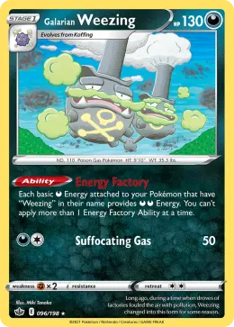 Galarian Weezing card
