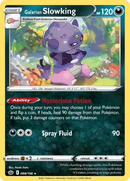 Galarian Slowking card