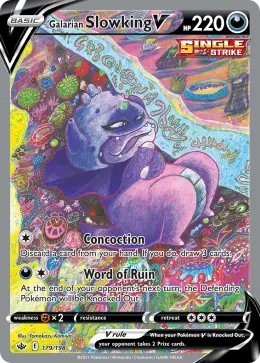 Galarian Slowking V card