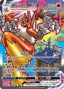 Blaziken VMAX card