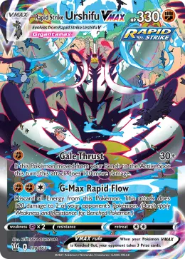 Rapid Strike Urshifu VMAX card
