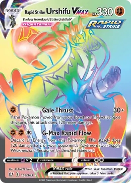 Rapid Strike Urshifu VMAX card