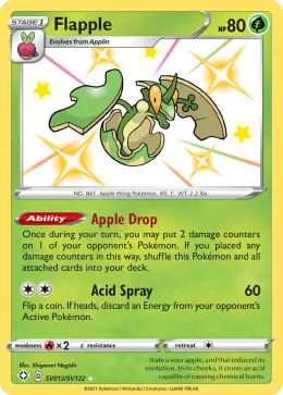 Flapple card