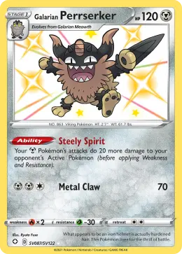 Galarian Perrserker card