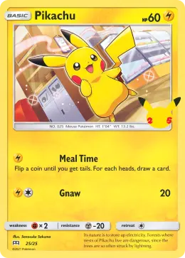 Pikachu card