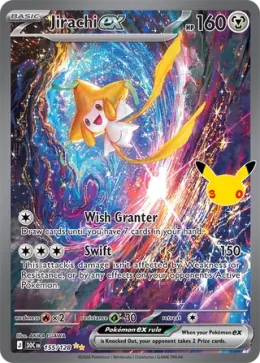 Jirachi ex card