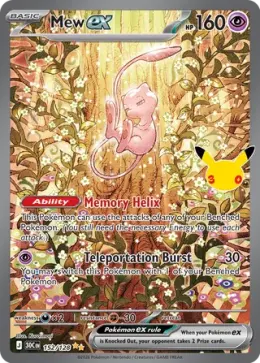 Mew ex card