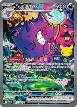 Gengar ex card