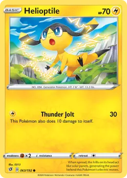 Helioptile card