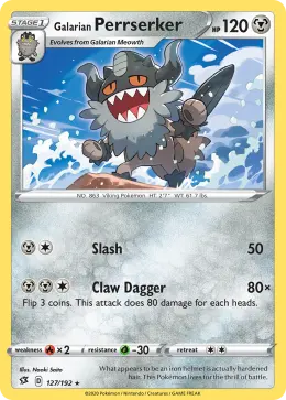 Galarian Perrserker card