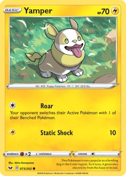 Yamper card