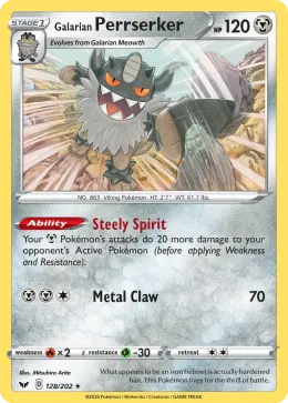 Galarian Perrserker card