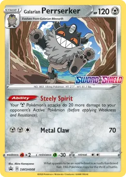 Galarian Perrserker card