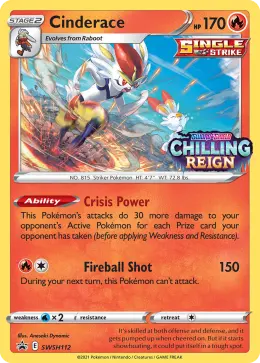Cinderace card