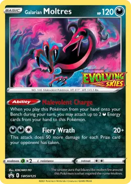 Galarian Moltres card