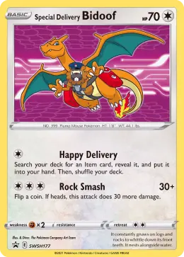 Special Delivery Bidoof card