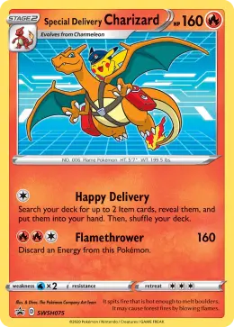Special Delivery Charizard card