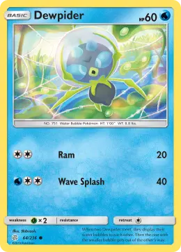 Dewpider card
