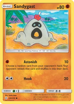 Sandygast card