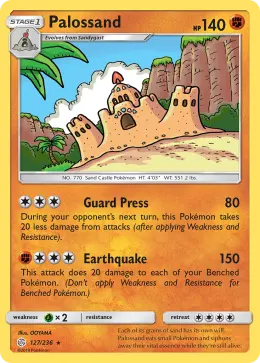 Palossand card