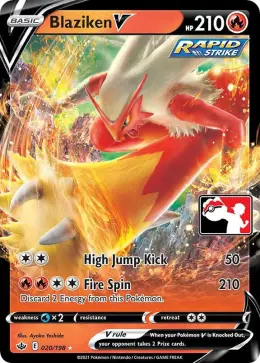 Blaziken V card