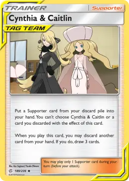 Cynthia & Caitlin card