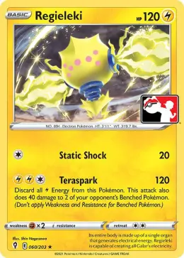 Regieleki card