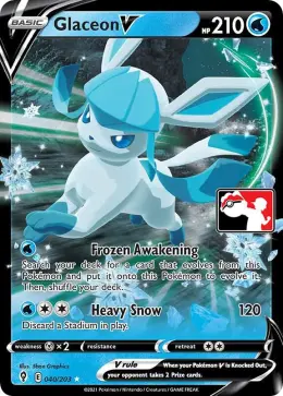Glaceon V card