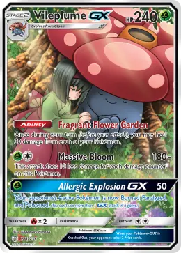 Vileplume-GX card