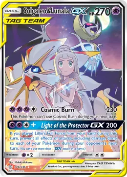 Solgaleo & Lunala-GX card