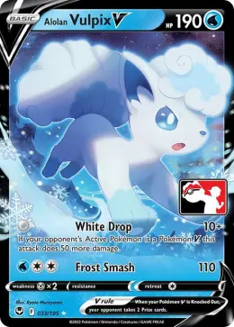 Alolan Vulpix V card
