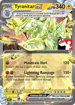 Tyranitar ex card