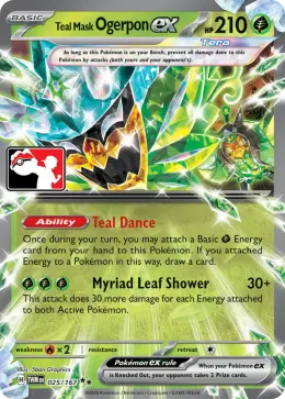 Teal Mask Ogerpon ex card