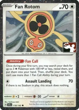 Fan Rotom card