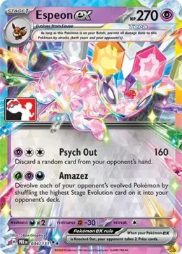 Espeon ex card