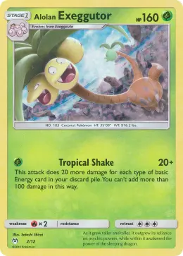 Alolan Exeggutor card