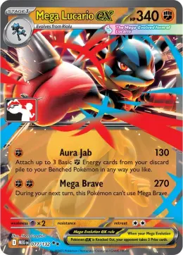 Mega Lucario ex card