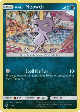 Alolan Meowth card