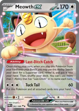 Meowth ex card