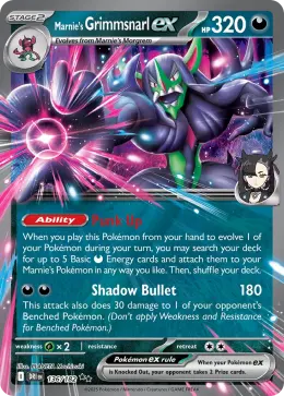 Marnie's Grimmsnarl ex card