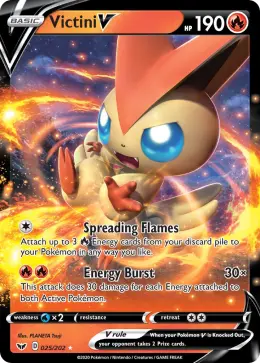 Victini V card