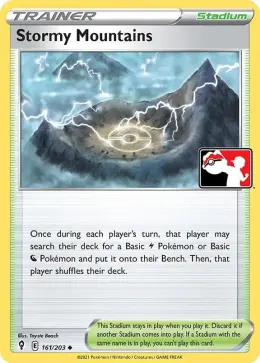 Stormy Mountains card
