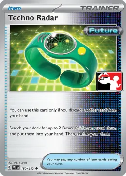 Techno Radar card