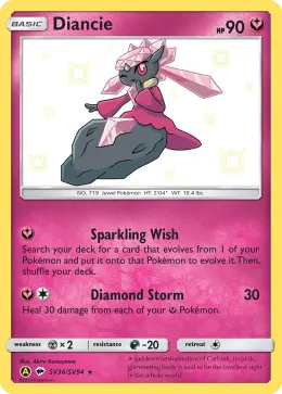 Diancie card