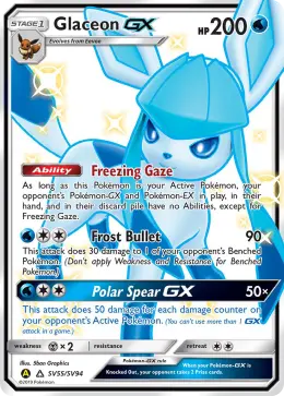 Glaceon-GX card