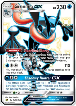 Greninja-GX card