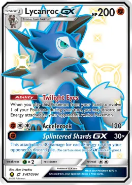 Lycanroc-GX card